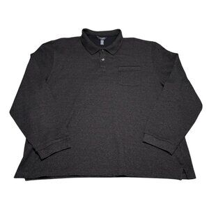 Van Heusen Flex Long Sleeve Pocket Collared Shirt‎ Adult 2XL